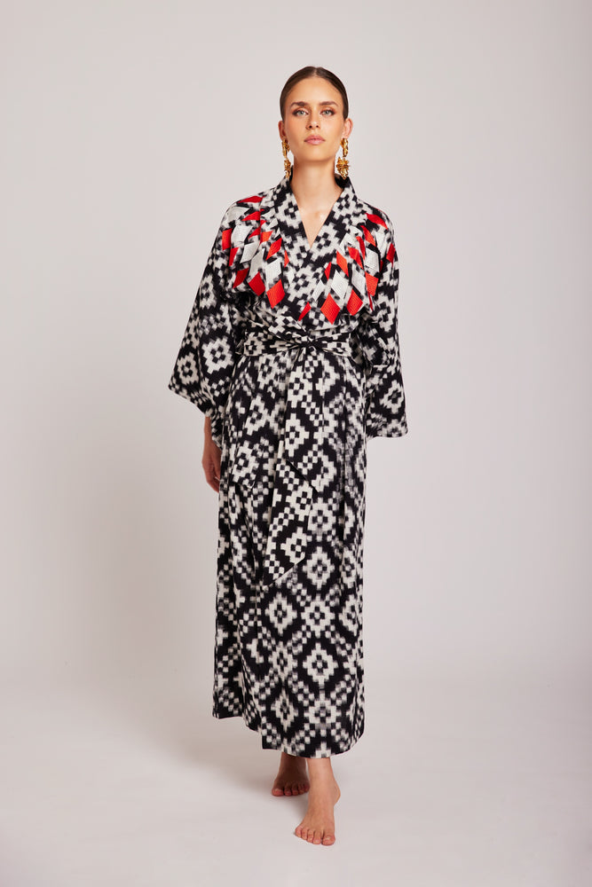 Mombasa Black Naya Kimono