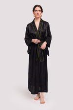 Bamboo Black Kimono