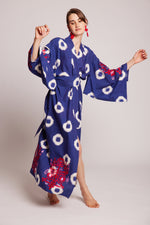 Blue Manda Naya Kimono