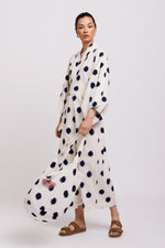 Blue Dots Kimono