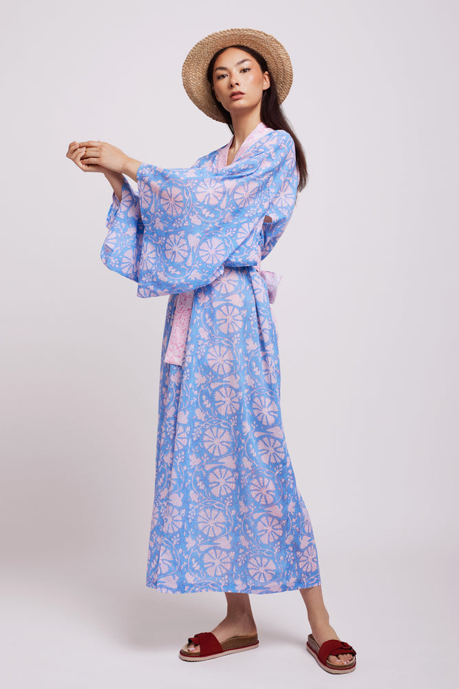 Demoiselle Light Blue Kimono