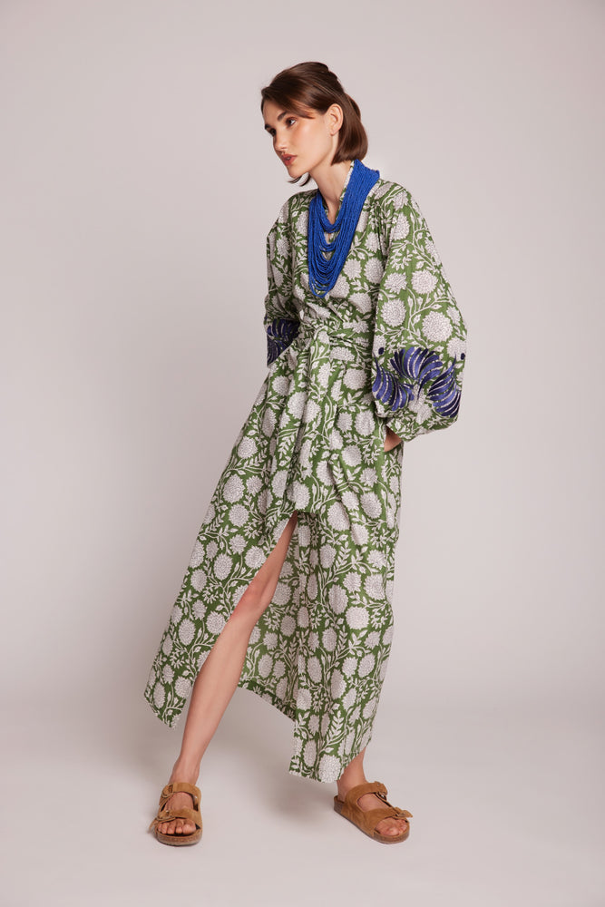 Khaki Kandy Kimono