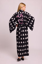 Black Savannah Snake Kimono
