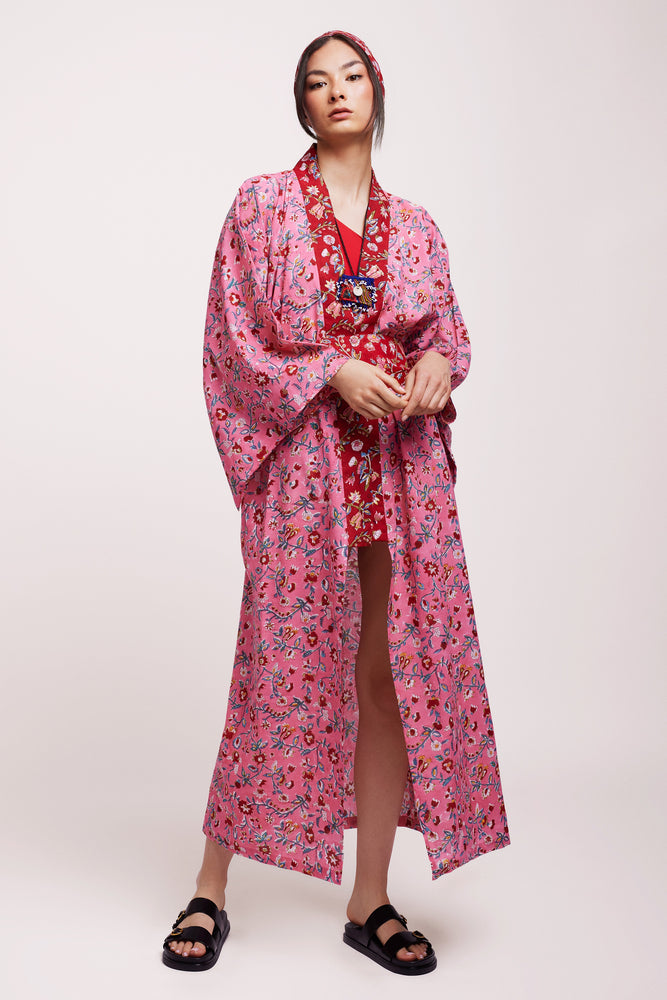 Demoiselle Pink Kimono
