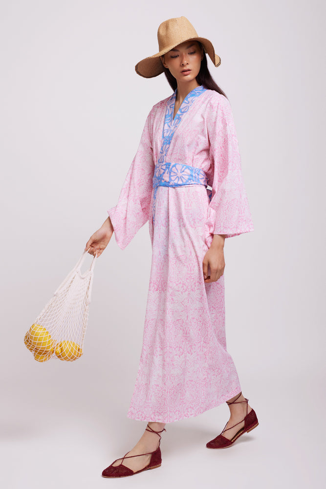 Demoiselle Light Pink Kimono